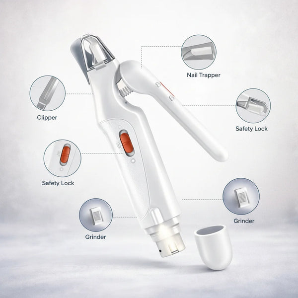 ZentrixStyle™ Smart Pet Nail Clipper (Safe & Stress-Free)